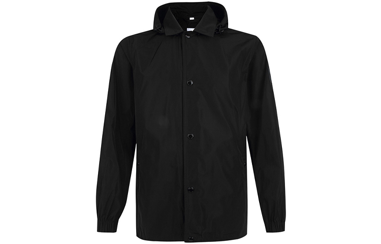 Burberry Black Solid Hooded Jacket 80147701 圖 2