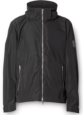 バーバリー ブラック ソリッド ロゴ パッチ カジュアル フーディ ジャケット 8014363 Buy バーバリー ブラック ソリッド ロゴ パッチ カジュアル フーディ ジャケット 8014363