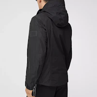 Details for Burberry Black Solid Logo Patch Casual Hoodie Jacket 8014363