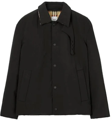 Burberry 黑色單排扣休閒外套 80729421 Buy Burberry 黑色單排扣休閒外套 80729421