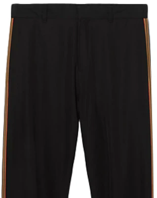 Celana Kasual Hitam Solid Bergaris Elastis Burberry. 80381531 Details for Celana Kasual Hitam Solid Bergaris Elastis Burberry. 80381531