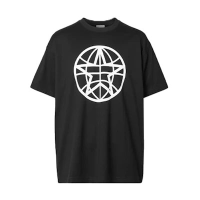 Burberry Black Star Graphic Print Short Sleeve T-Shirt 80309161