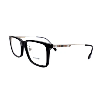 Burberry Black Stripe Series Rectangular Optical Eyeglasses for Men. 0BE2339F300155