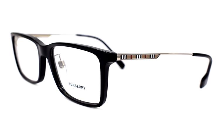 Burberry Black Stripe Series Rectangular Optical Eyeglasses for Men. 0BE2339F300155 圖 2