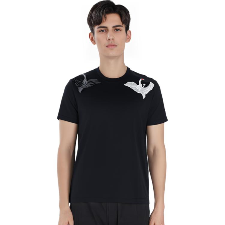 Burberry Black Swan Embroidered Crewneck T-Shirt SS22  Tee 80477321 圖 8