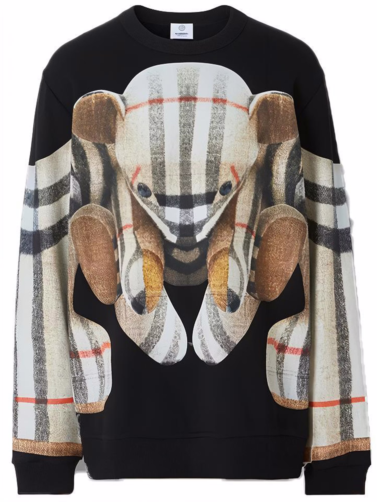 burberry-black-teddy-bear-check-print-pullover-crewneck-sweatshirt-80495671