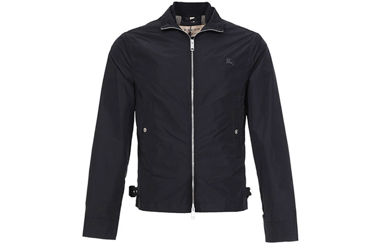 Burberry Black Waterproof Stand Collar Jacket Spring Collection 39987701 圖 2
