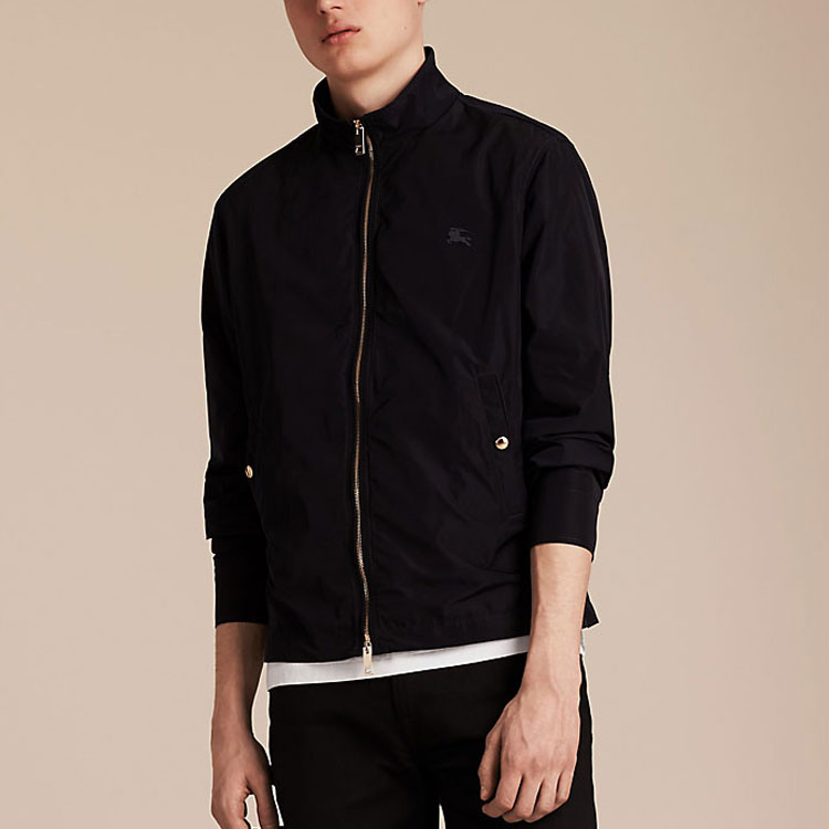 Burberry Black Waterproof Stand Collar Jacket Spring Collection 39987701 圖 4