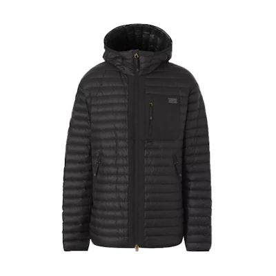 Burberry Black Winter Hooded Down Jacket Warm and Slim Fit. 80411941