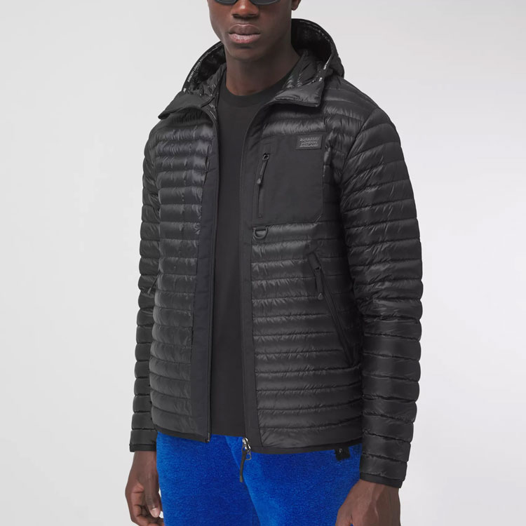 Burberry Black Winter Hooded Down Jacket Warm and Slim Fit. 80411941 圖 3