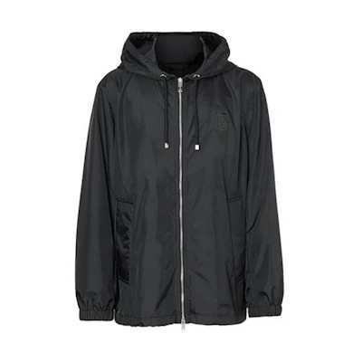 Burberry Black Zip-Up Hoodie Jacket 80143431
