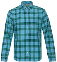 Burberry Blue Check Long Sleeve Casual Shirt 80031001 Burberry Blue Check Long Sleeve Casual Shirt 80031001