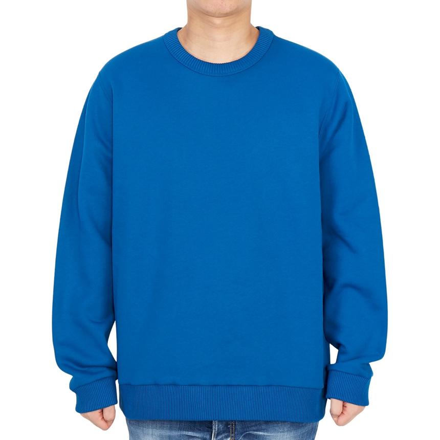 Burberry Blue Crewneck Sweatshirt with Back Letter Print 80456001