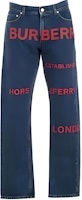 Burberry Blue Denim Jeans with Logo Design. 80143421 Burberry Blue Denim Jeans with Logo Design. 80143421