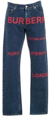 Burberry Blue Denim Jeans with Logo Design. 80143421 Order Burberry Blue Denim Jeans with Logo Design. 80143421