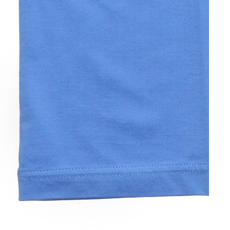 Burberry Blue Embroidered Letter Logo Crewneck Casual T-Shirt. 80400611 圖 7