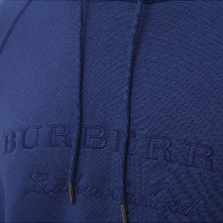 Burberry Blue Fleece-Lined Hoodie with Hood 80265251 圖 8