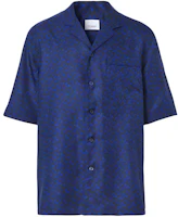 Burberry Blue Geometric Print Short-Sleeve Shirt 80487471 Burberry Blue Geometric Print Short-Sleeve Shirt 80487471