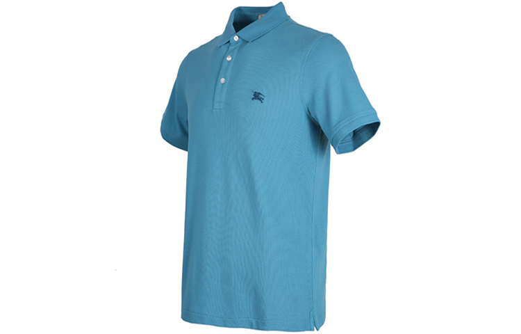 Burberry Blue Graphic Print Loose Fit Polo Shirt. 40612391 圖 4