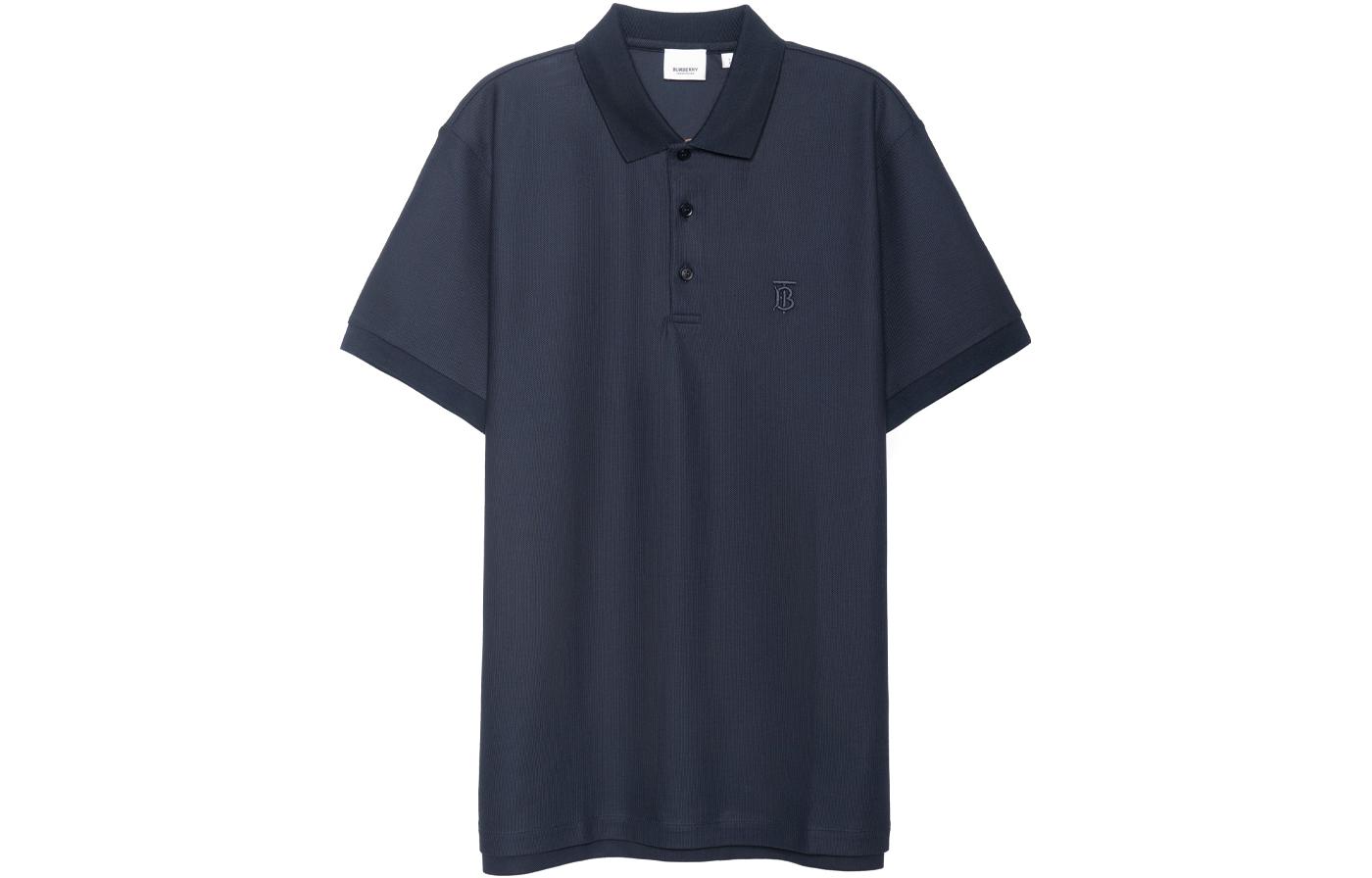 Order 버버리 블루 폴로 셔츠 자수 레터링 80140041