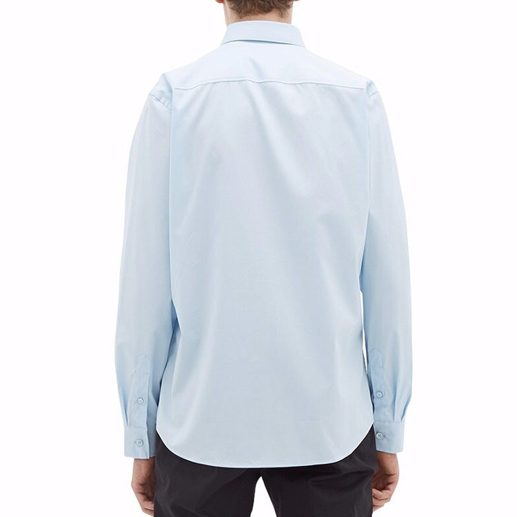 Burberry Blue Striped Cotton Poplin Shirt 80154351 圖 4