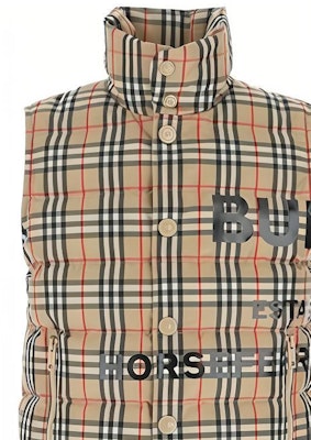 バーバリー ブラウンチェック シングルブレスト ノースリーブ ダウンベスト 80236731 Details for バーバリー ブラウンチェック シングルブレスト ノースリーブ ダウンベスト 80236731