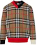 Buy Burberry Brown Checkered Jacquard Wool Sweater 80236641