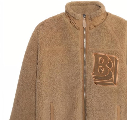 Burberry 棕色标志印花夹克 - 秋季经典设计款式。 80455551 Sizing Burberry 棕色标志印花夹克 - 秋季经典设计款式。 80455551