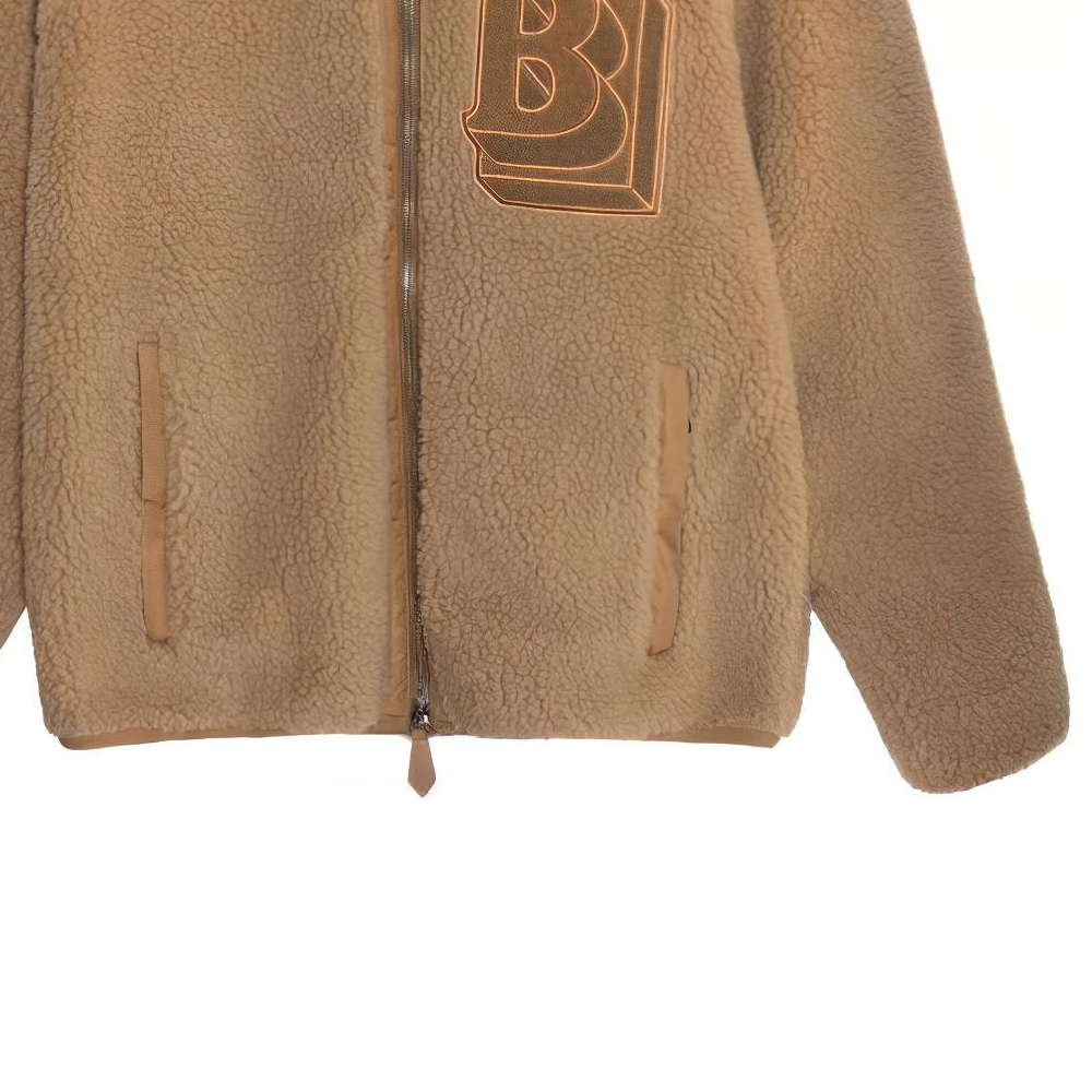 Cheap Burberry 棕色标志印花夹克 - 秋季经典设计款式。 80455551