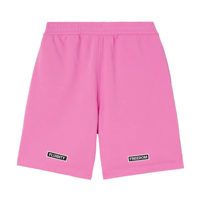 Burberry Bubblegum Pink Relaxed Straight-Fit Casual Shorts. 80429091