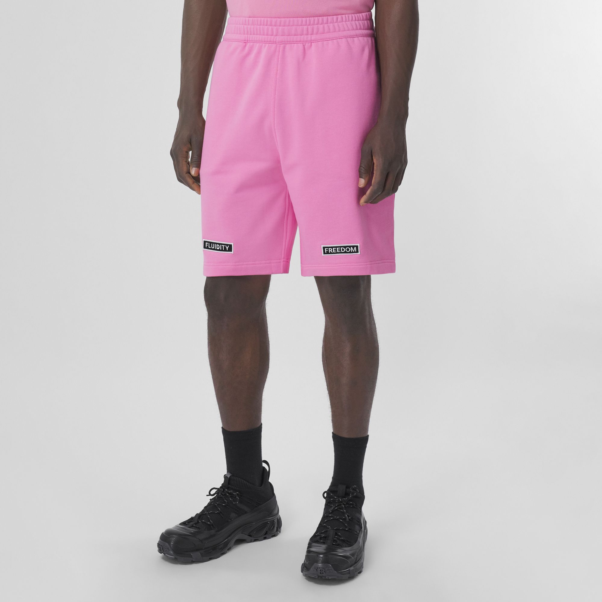 Burberry Bubblegum Pink Relaxed Straight-Fit Casual Shorts. 80429091 圖 3