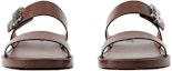 Lookbook Sandal Datar Logo Burberry Kulit Sapi 'Coklat' 80707841