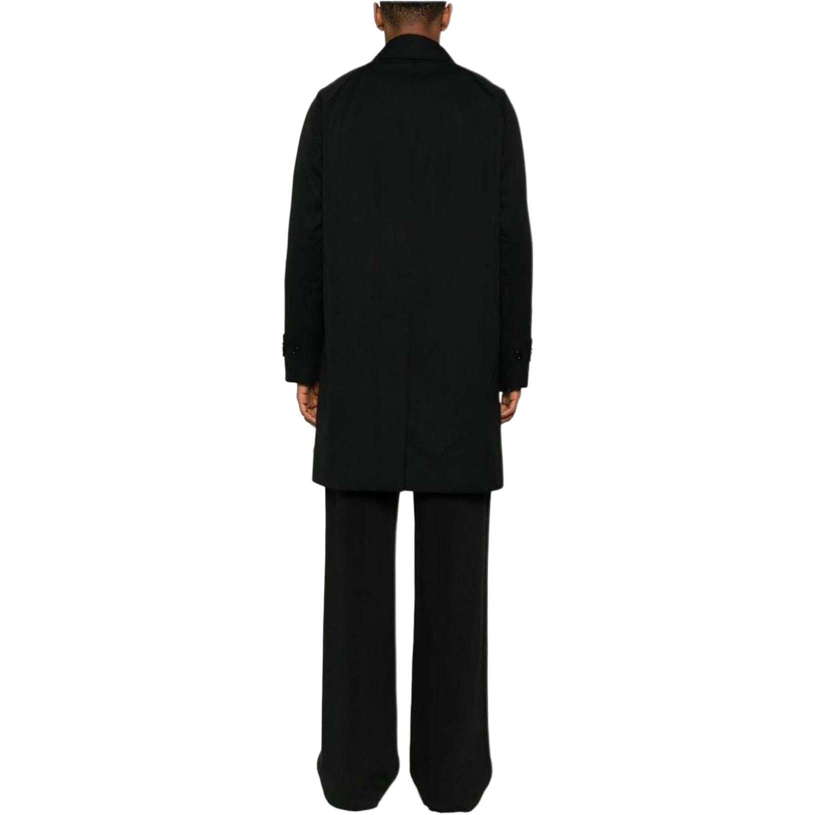 Shop Burberry Camden Fit Jaket Parit Hitam Panjang Sederhana. 80793941