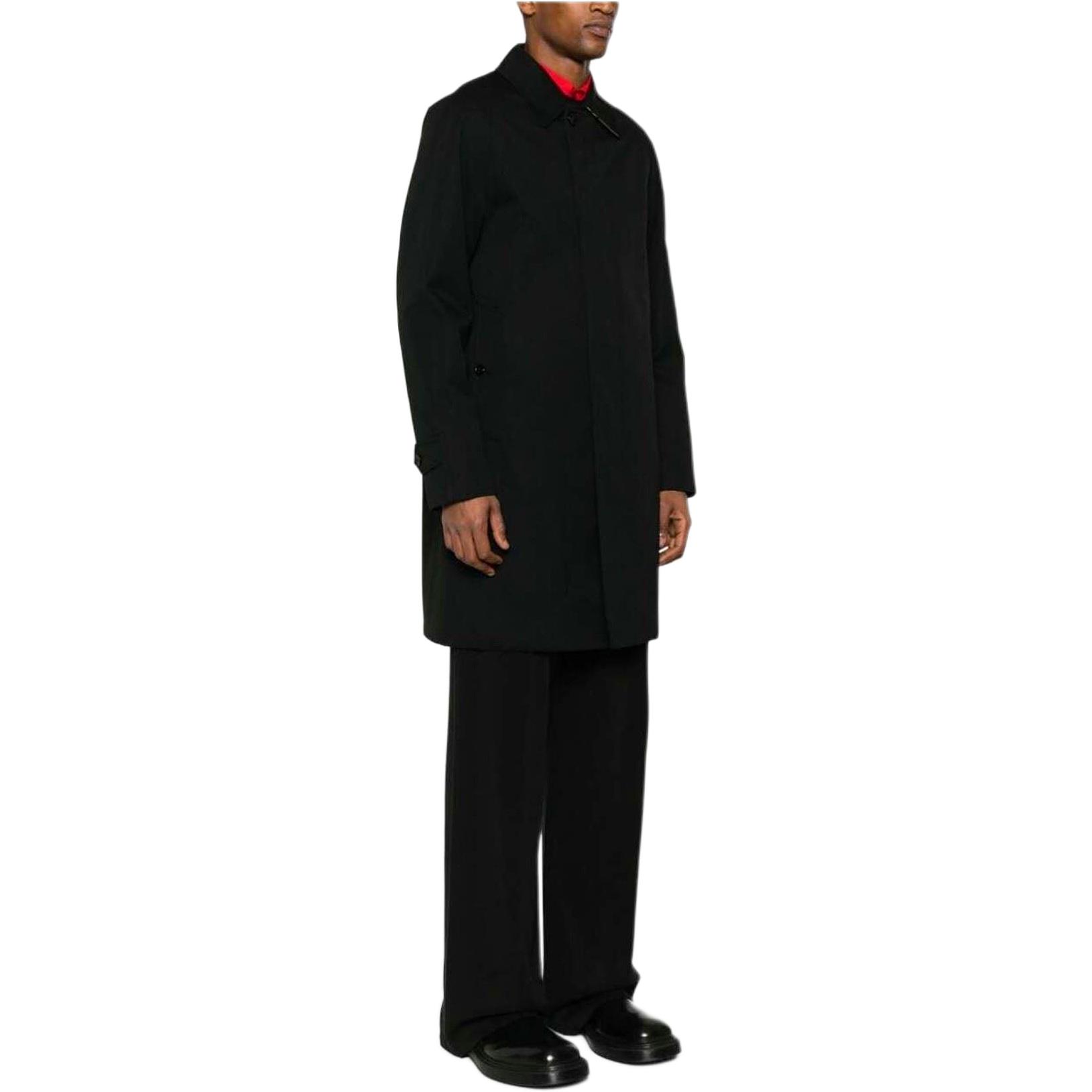 Purchase Burberry Camden Fit Jaket Parit Hitam Panjang Sederhana. 80793941