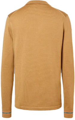 博柏利骆驼色条纹细节长袖POLO衫 80330921 Lookbook 博柏利骆驼色条纹细节长袖POLO衫 80330921