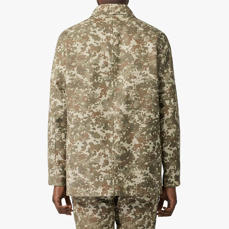 Burberry Camo Print Single-Breasted Long Sleeve Coat Men’s Green Camo 80167871 圖 5