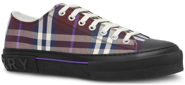 Burberry Kanvas Check 'Brown Fashion' Sneakers 80556441 Order Burberry Kanvas Check 'Brown Fashion' Sneakers 80556441