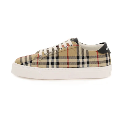 Burberry Canvas Low 'Check Beige'
