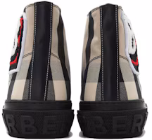 Lookbook Burberry博柏利 帆布 圓頭繫帶 時尚板鞋 男款 格紋
