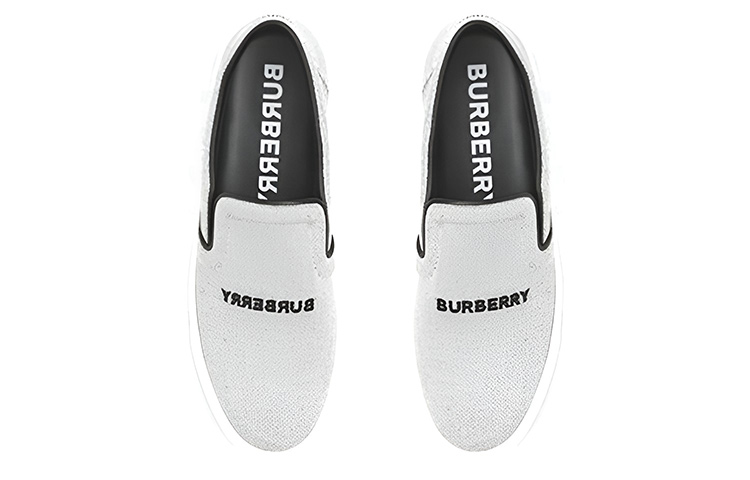 Burberry Canvas Slip-On 'Bio-based Sole Grey' 80387031
