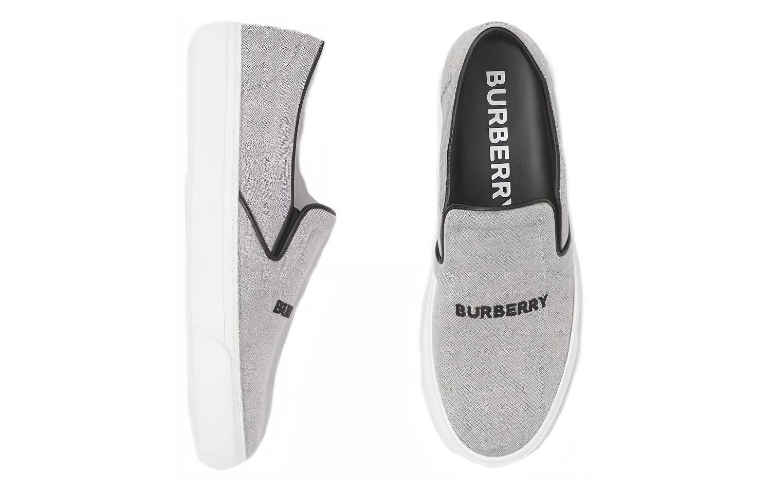 Order Burberry Canvas Slip-On 'Suela Bio Gris' 80387031
