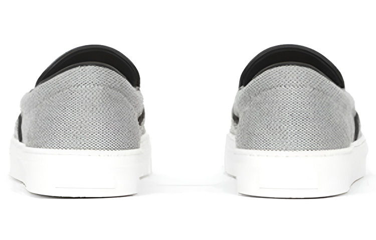Shop Burberry Canvas Slip-On 'Suela Bio Gris' 80387031