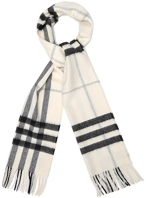 Burberry 羊絨格紋圍巾 男女情侶款 自然白 3994123 Purchase Burberry 羊絨格紋圍巾 男女情侶款 自然白 3994123
