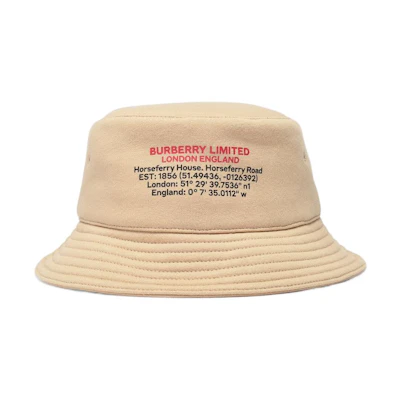 Burberry Casual Canvas Bucket Hat Unisex 80532271
