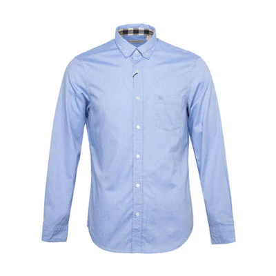 Burberry Casual Collared Shirt Sky Blue 37897381