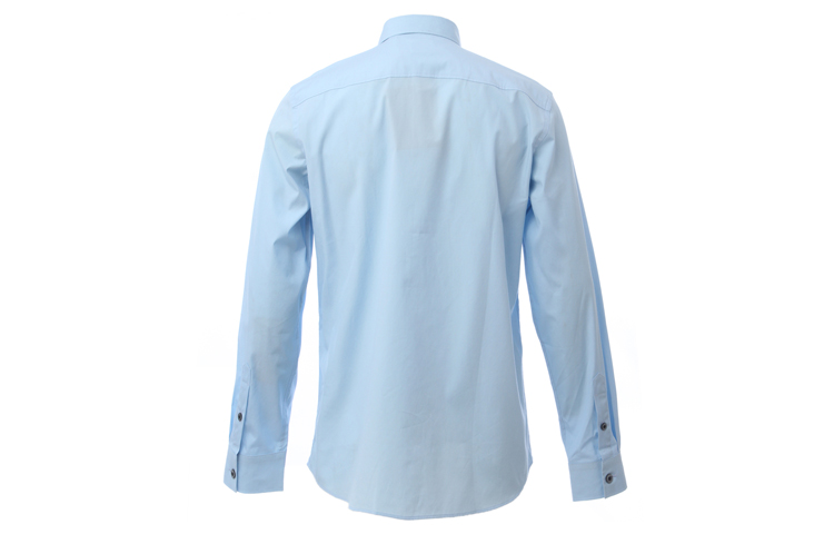 Lookbook Camisa Casual de Algodón Burberry Azul Claro. 80288781