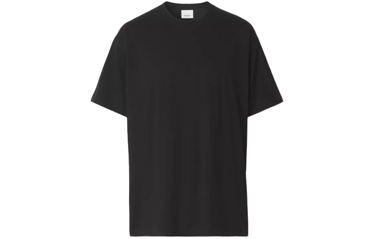 Burberry Casual Crewneck Letter Short Sleeve T-Shirt Black. 80455441 圖 2