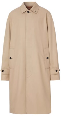 Burberry Mantel Kasual Lengan Panjang Warna Taupe Muda dengan Satu Butang 80490651 Order Burberry Mantel Kasual Lengan Panjang Warna Taupe Muda dengan Satu Butang 80490651