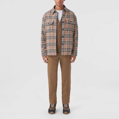 Burberry純焦糖色中腰直筒休閒長褲 80442941 Lookbook Burberry純焦糖色中腰直筒休閒長褲 80442941