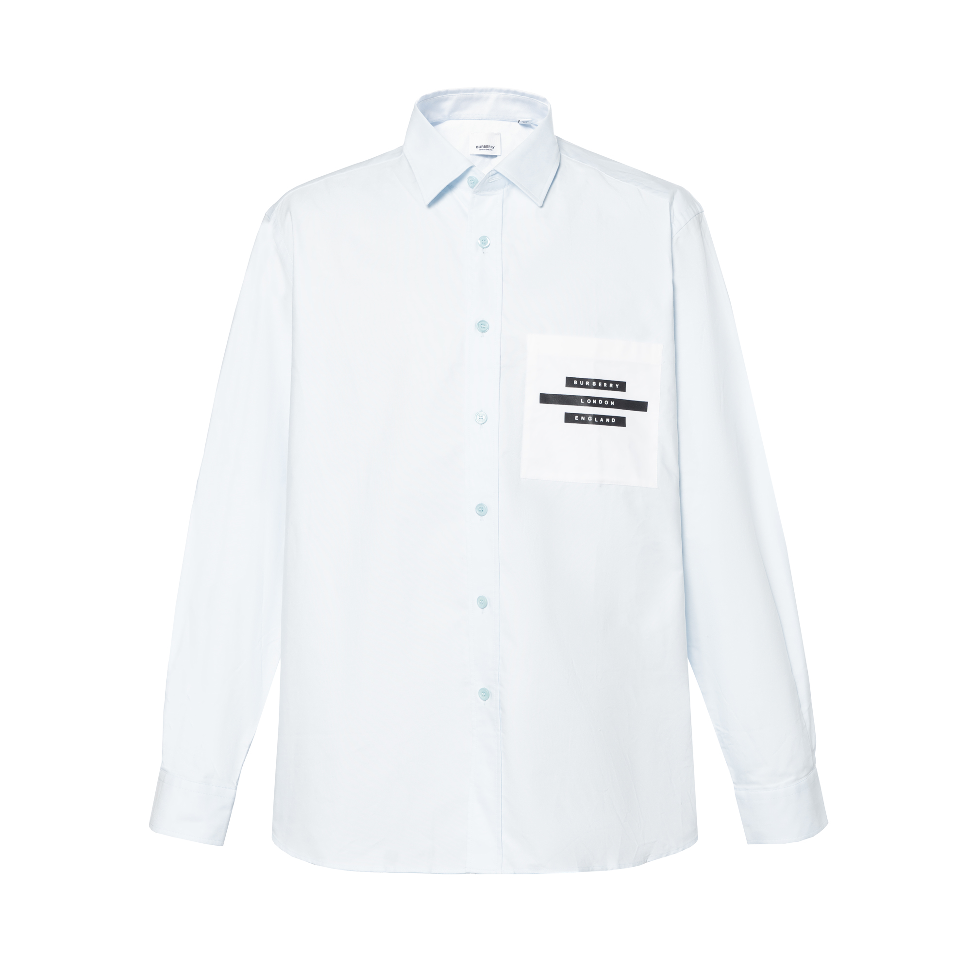 Burberry Casual Pocket Shirt Light Blue 80217921